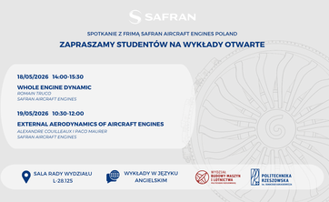 Spotkanie z firmą Safran Aircraft Engines Poland