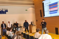 Studenci PRz na warsztatach edukacyjnych w firmie ISCAR Poland