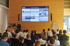 Studenci PRz na warsztatach edukacyjnych w firmie ISCAR Poland