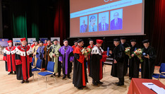 Wręczenie tytułu profesora honorowego prof. Z. Hendzlowi, fot. A. Surowiec