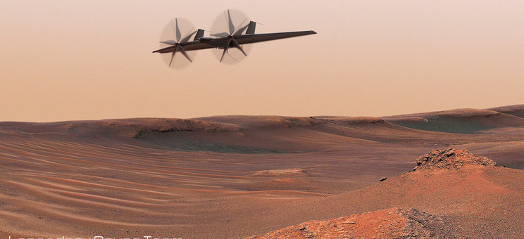 Projekt marsjańskiego drona.