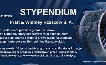 Stypendium Pratt & Whitney Rzeszów S.A.