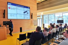 Studenci PRz na warsztatach edukacyjnych w firmie ISCAR Poland