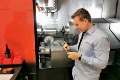 Pan inż. Michał Jużyniec (student WBMiL)