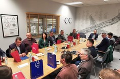 Przedstawiciele Politechniki Rzeszowskiej i Collins Aerospace