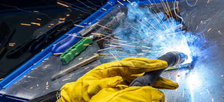 Proces spawania MAG fot. mgr inż. B. Motyka