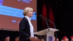 Wystąpienie kpt pil. A. Szarzec-Tragarz, fot. A. Surowiec