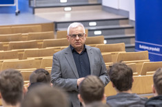 Wystąpienie dziekana WBMiL prof. PRz A. Marcińca, fot. B. Motyka