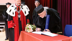 Na pierwszym planie od lewej: prof. P. Koszelnik, prof. M. Szczerek, fot. A. Surowiec