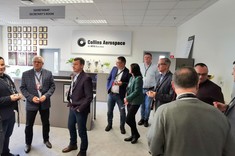 Przedstawiciele Politechniki Rzeszowskiej i Collins Aerospace